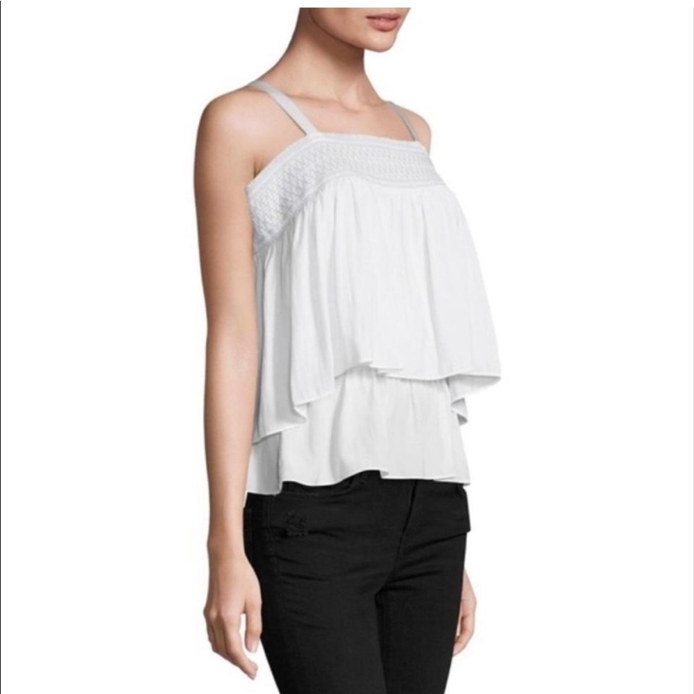 Ramy Brook Shari Layered Popover Smock Top